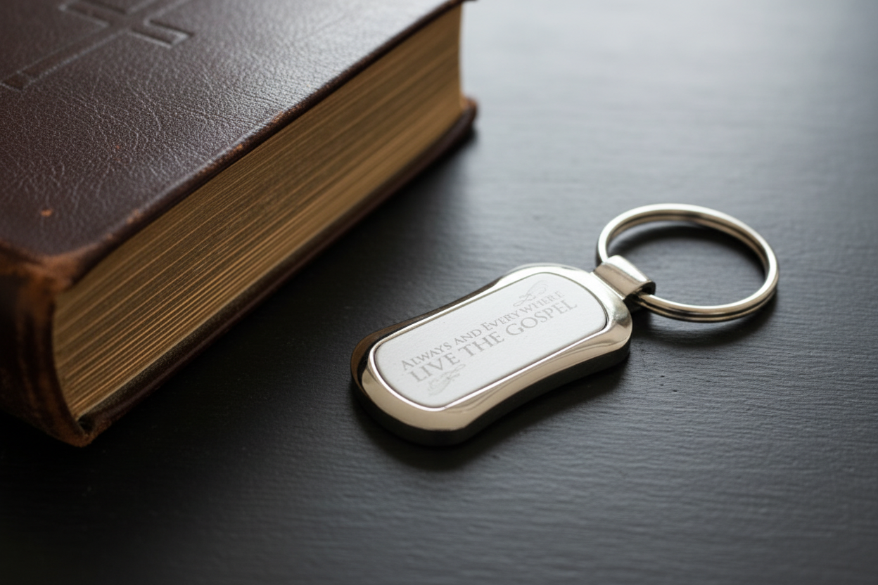 Saintly Inspired Keychain